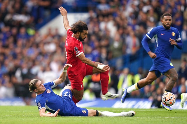 Chelsea and Liverpool played out an entertaining 1-1 draw (Adam Davy/PA)