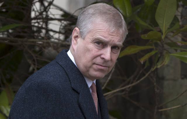 The Duke has strenuously denied the allegations made against him by the alleged victim of Epstein. Neil Hall/PA Wire
