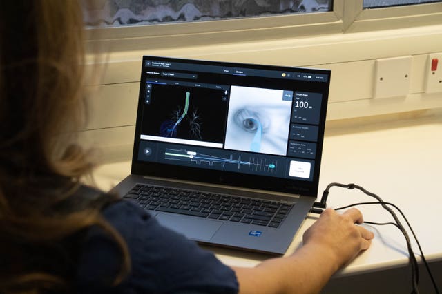 AI and robot technology in the NHS demonstrated