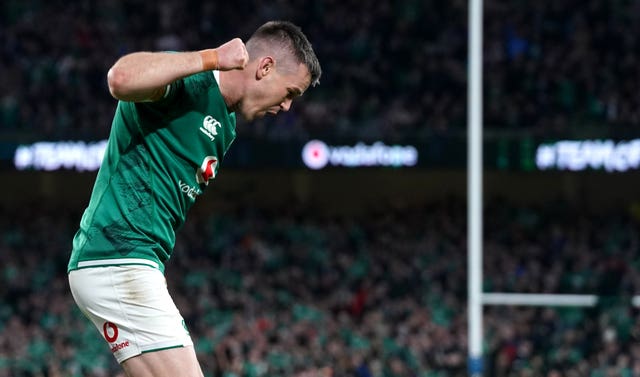Johnny Sexton will be hoping to celebrate against the All Blacks this weekend