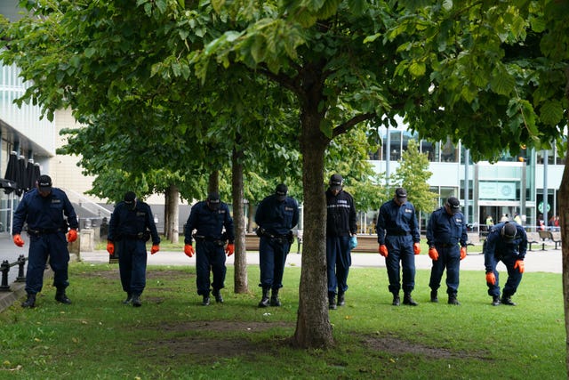 Police near Old Eldon Square