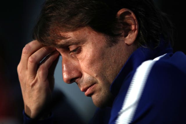 Antonio Conte repeatedly insisted he was not worried about the prospect of the sack
