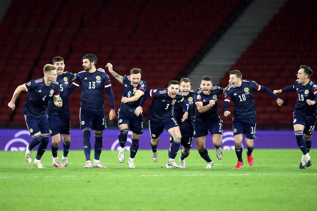 Scotland beat Israel on penalties in October 