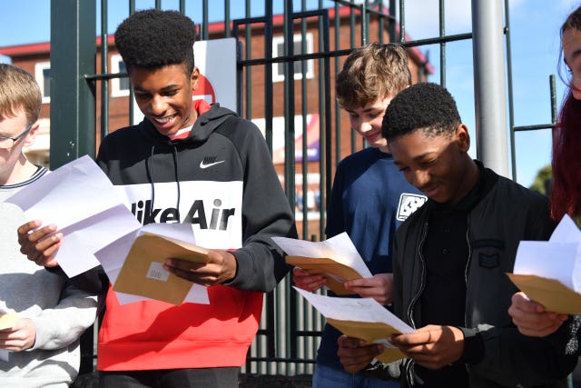Pupils receive their GCSE results