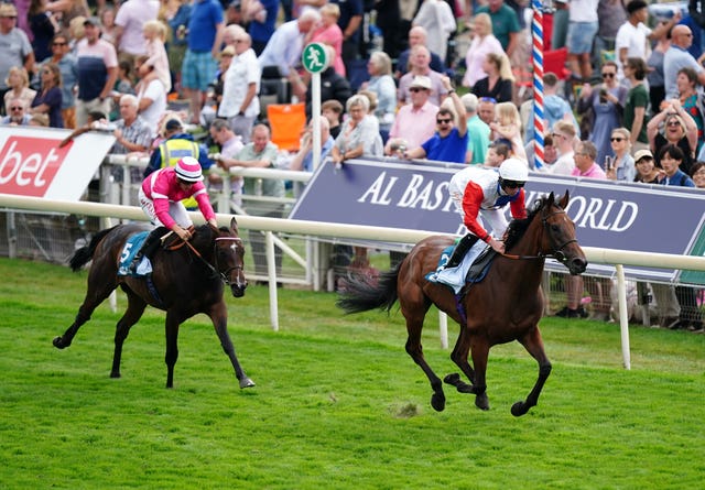 State Occasion on her way to winning the Assured Data Protection EBF Fillies’ Handicap at York 