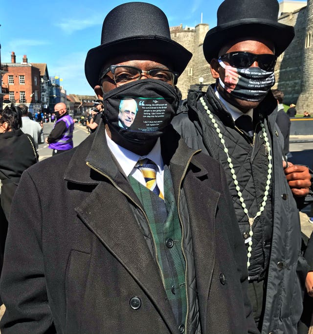 Professor Chris Imafidon outside Windsor Castle 