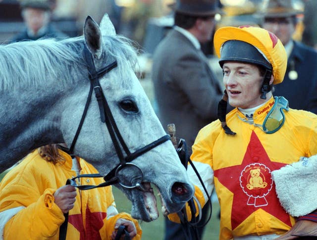 Richard Dunwoody with One Man during his riding days