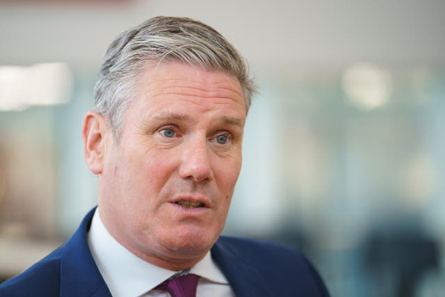 Labour leader Sir Keir Starmer