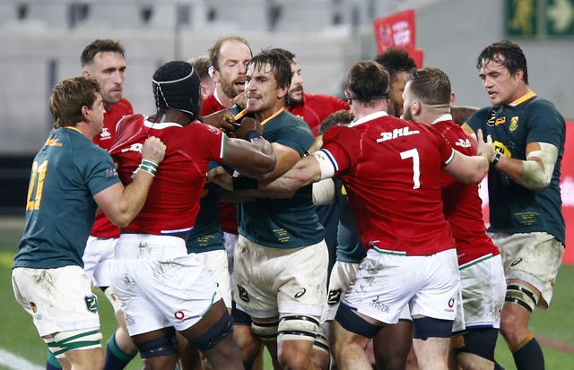 South Africa beat the British and Irish Lions in a bruising 27-9 victory to set up a decider in the three-match series