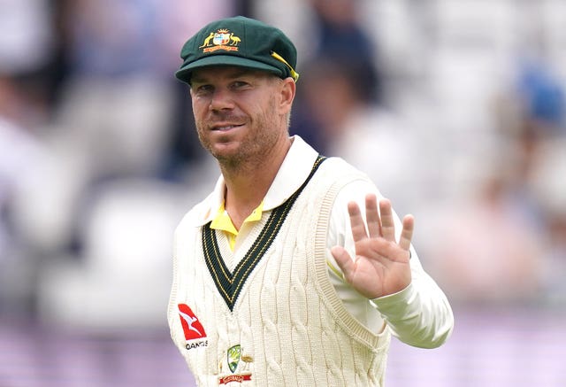 David Warner ended his Test and ODI career as a world champion (Adam Davy/PA)