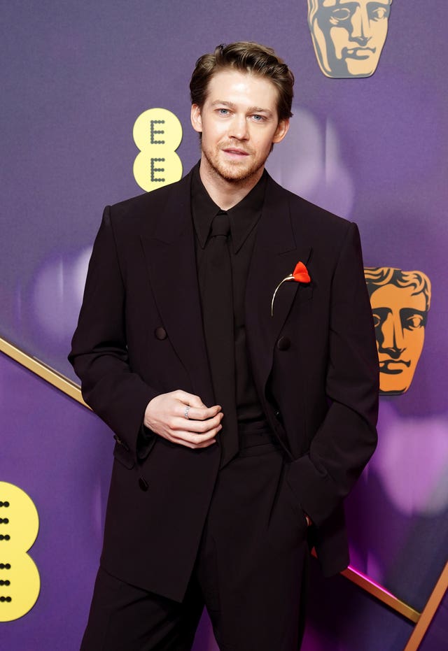 Joe Alwyn attending the 78th British Academy Film Awards at the Royal Festival Hall, Southbank Centre, London