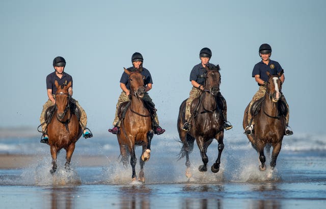 The King’s Troop Royal Horse Artillery in Norfolk