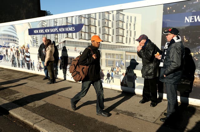 The new stadium is promised to regenerate the Tottenham area 