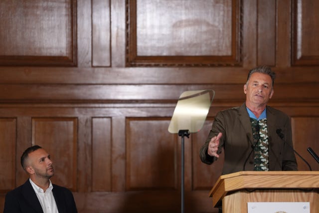 Green Party press conference