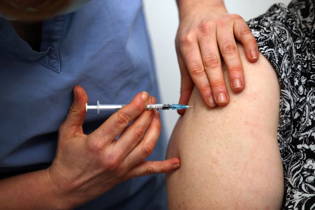 One of the tests involves the vaccine deployment programme continuing successfully (Nick Potts/PA Wire)