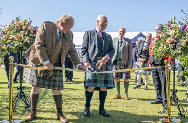 Royal visit to Aberdeen Flower Show