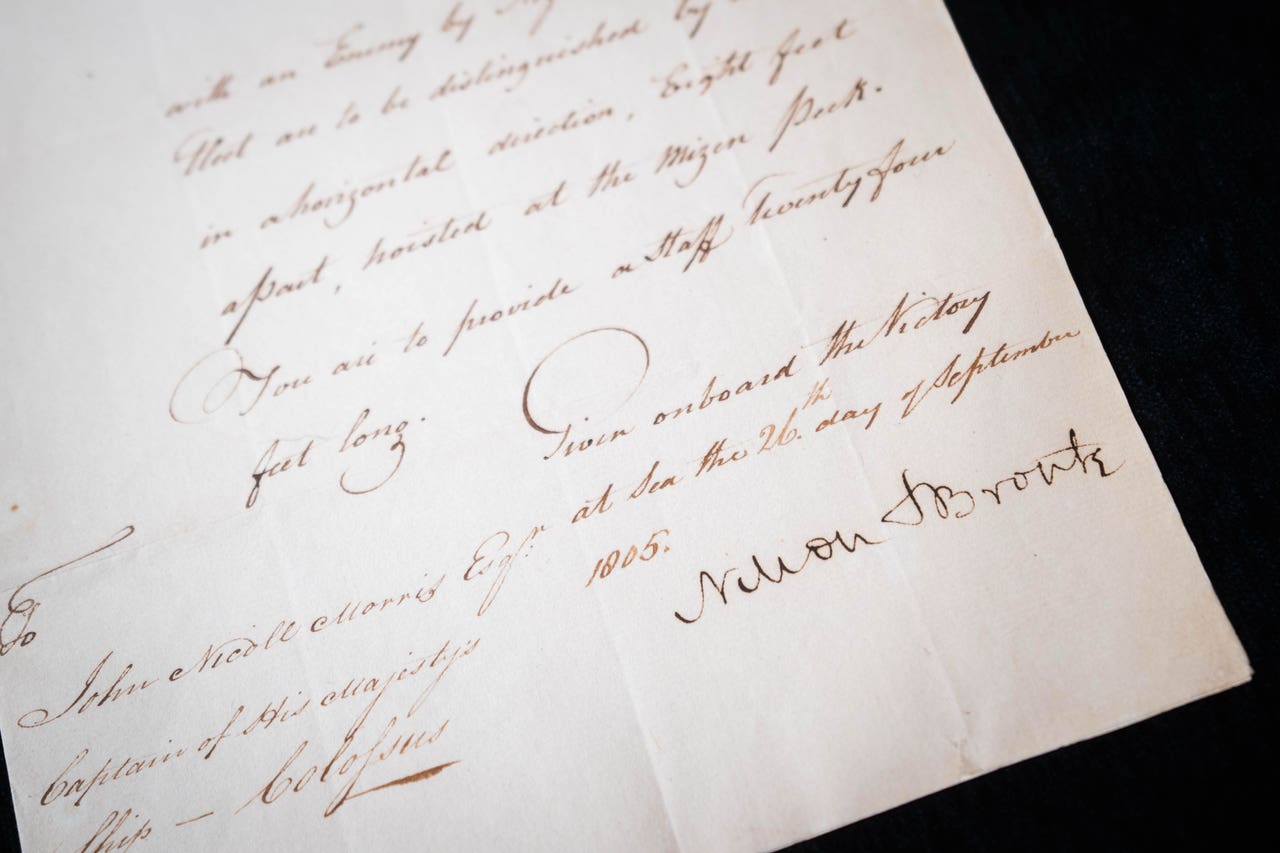 ‘Greatest collection’ of letters from Lord Nelson could fetch £6m at ...