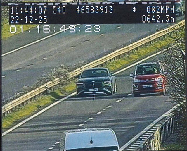 Richard Hammond speeding in his Bentley