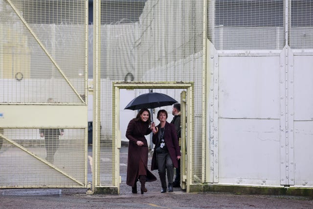 The Princess of Wales visit to HMP Styal