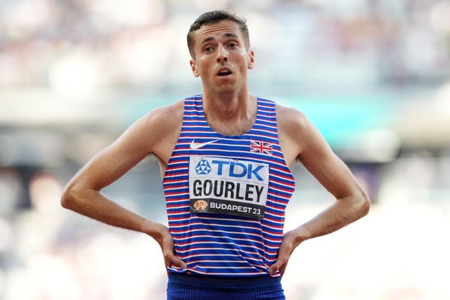 Neil Gourley finished ninth in the 1500m final 