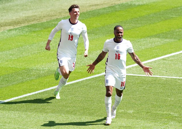 Raheem Sterling (right) scored the crucial goal against Croatia