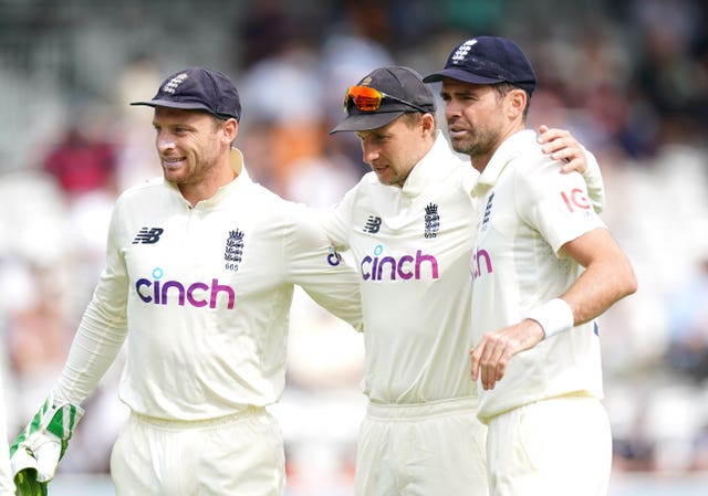 Jos Buttler, Joe Root and James Anderson (left to right) are among those who must make a choice soon.