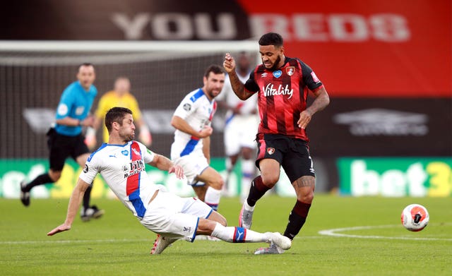 Gary Cahill's strong tackle forced Bournemouth’s Joshua King off through injury