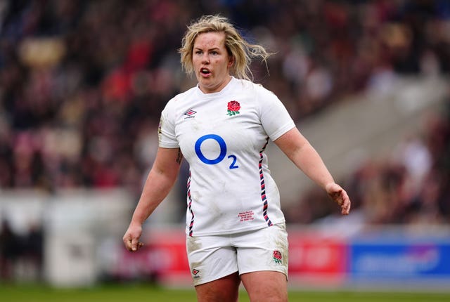 England’s Marlie Packer in action during the Six Nations