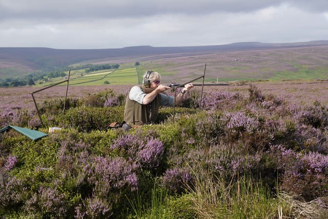 A shooting party on the moors in North Yorkshire (Owen Humphreys/PA)