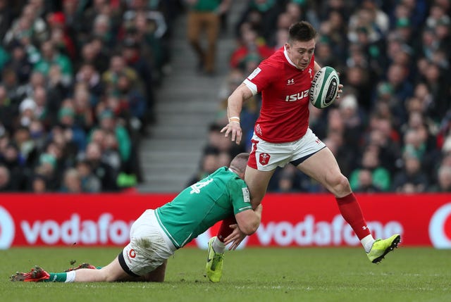Wales wing Josh Adams is suspended for Sunday's Guinness Six Nations game against Ireland