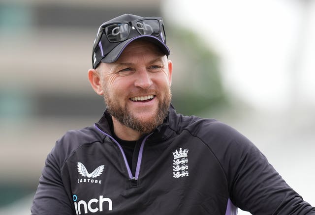 Brendon McCullum during England training