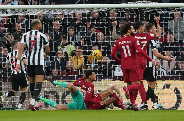 Cody Gakpo scores Liverpool's second 