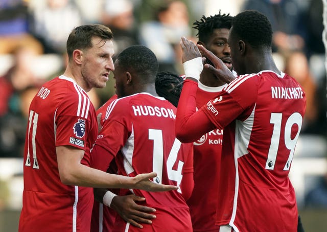 Nottingham Forest celebrate