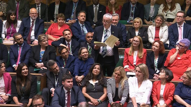 Sir Lindsay Hoyle speaking to MPs