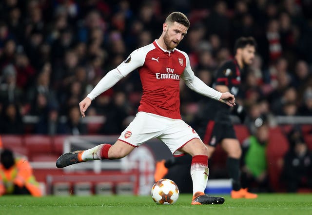 Shkodran Mustaf hopes Arsenal can learn a lesson from Barcelona's defeat