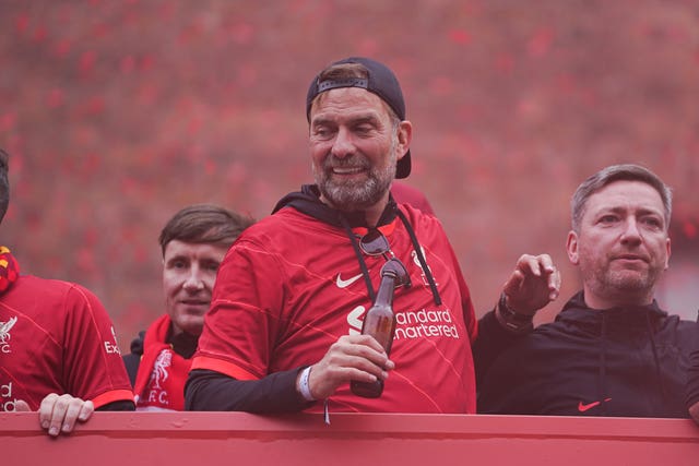 Klopp was able to enjoy Liverpool's parade for the trophies they did win