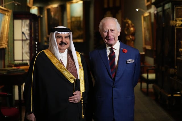 King of Bahrain visit to UK