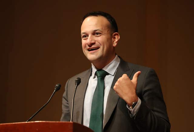 Mr Varadkar is in the United States for a week (Niall Carson/PA)