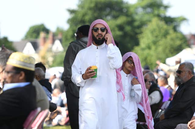 Eid celebration in Birmingham