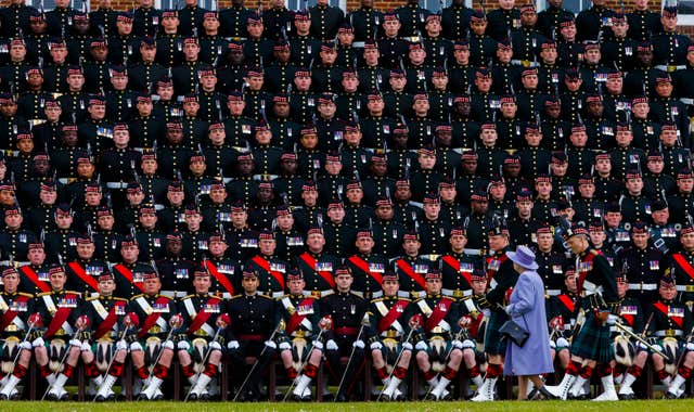 Royal visit to Howe Barracks