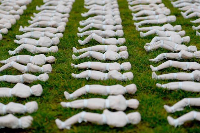 The Shrouds of the Somme installation