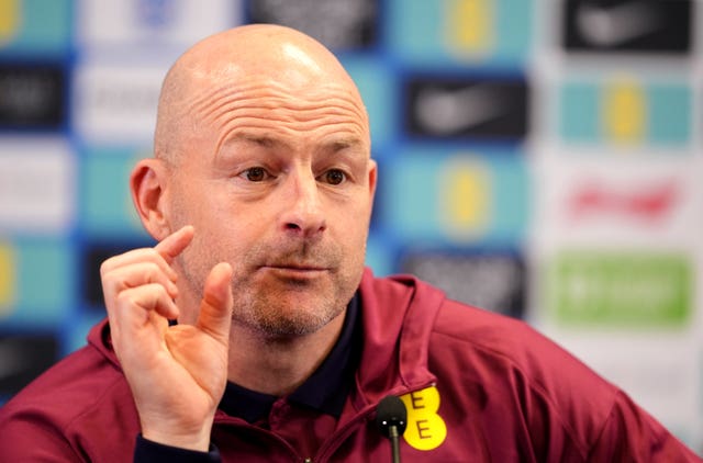 England Under-21 head coach Lee Carsley at a press conference