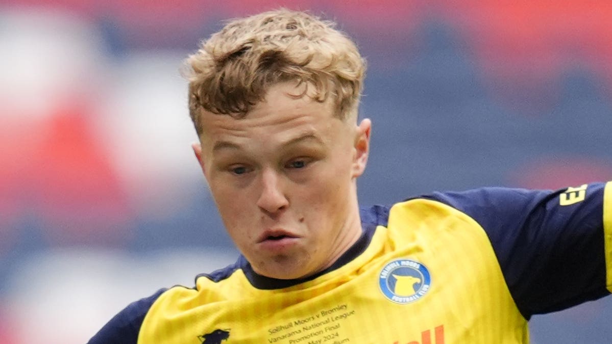 Jack Stevens earned a point for Solihull (Nick Potts/PA).