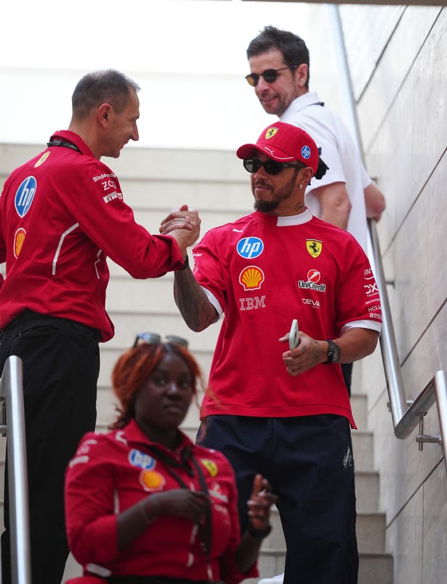 Lewis Hamilton at the Qatar Grand Prix 
