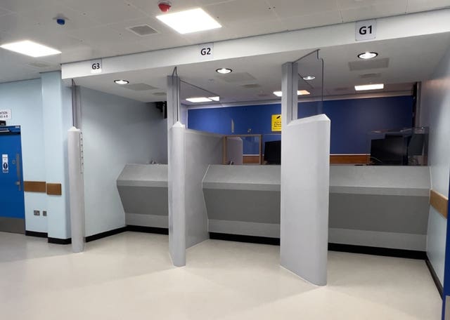 Custody suite within the Waterside Police Station