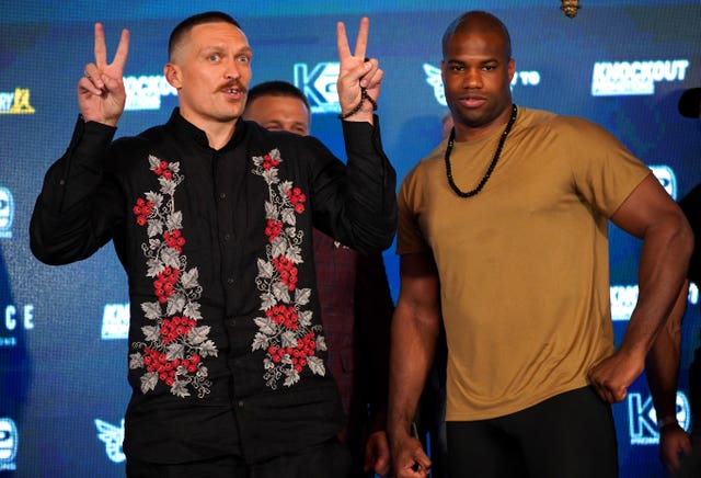 Oleksandr Usyk and Daniel Dubois Press Conference – Hotel Cafe Royal