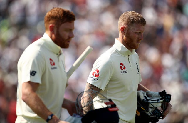 Jonna Bairstow (left) and Ben Stokes (right) are carrying injuries into the fifth Test.