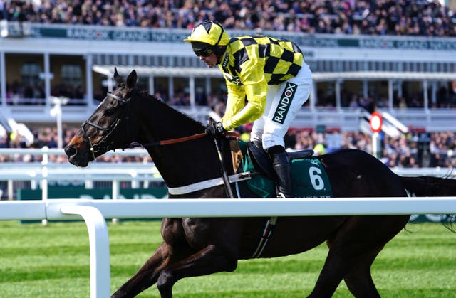 Shishkin in action at Aintree