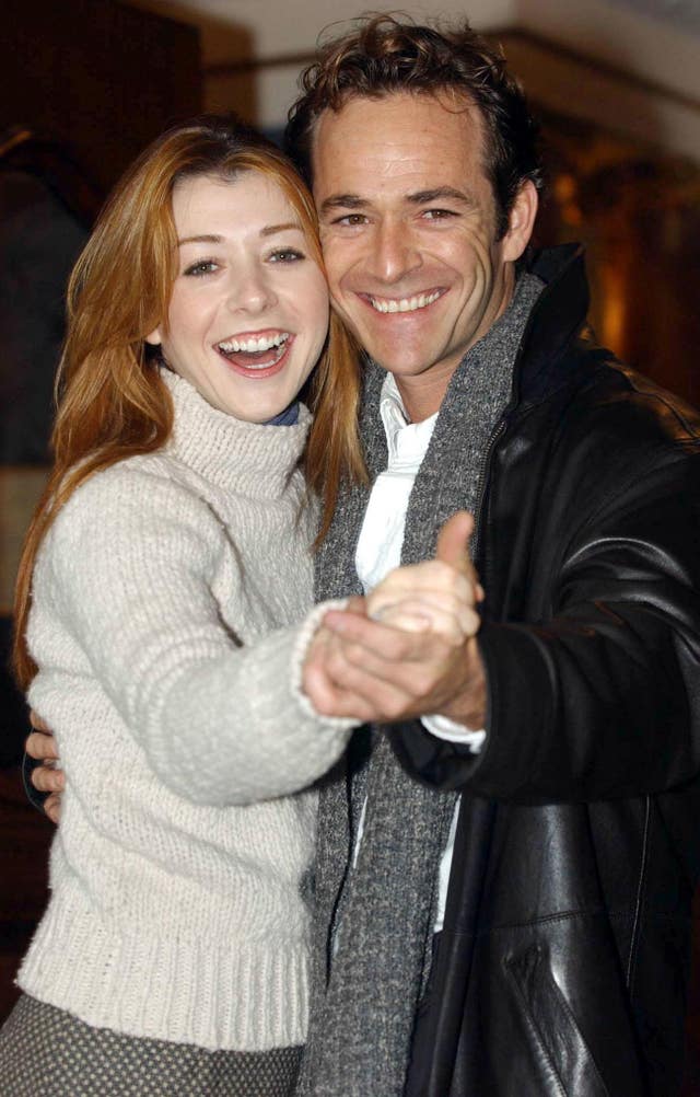 Luke Perry and Alyson Hannigan launch the stage adaptation of When Harry Met Sally