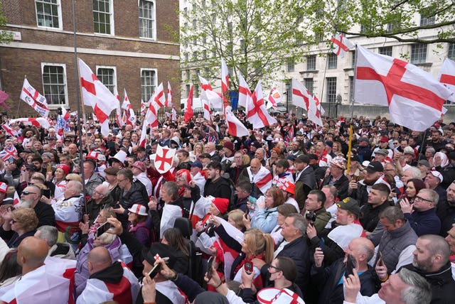 St George’s Day rally – London